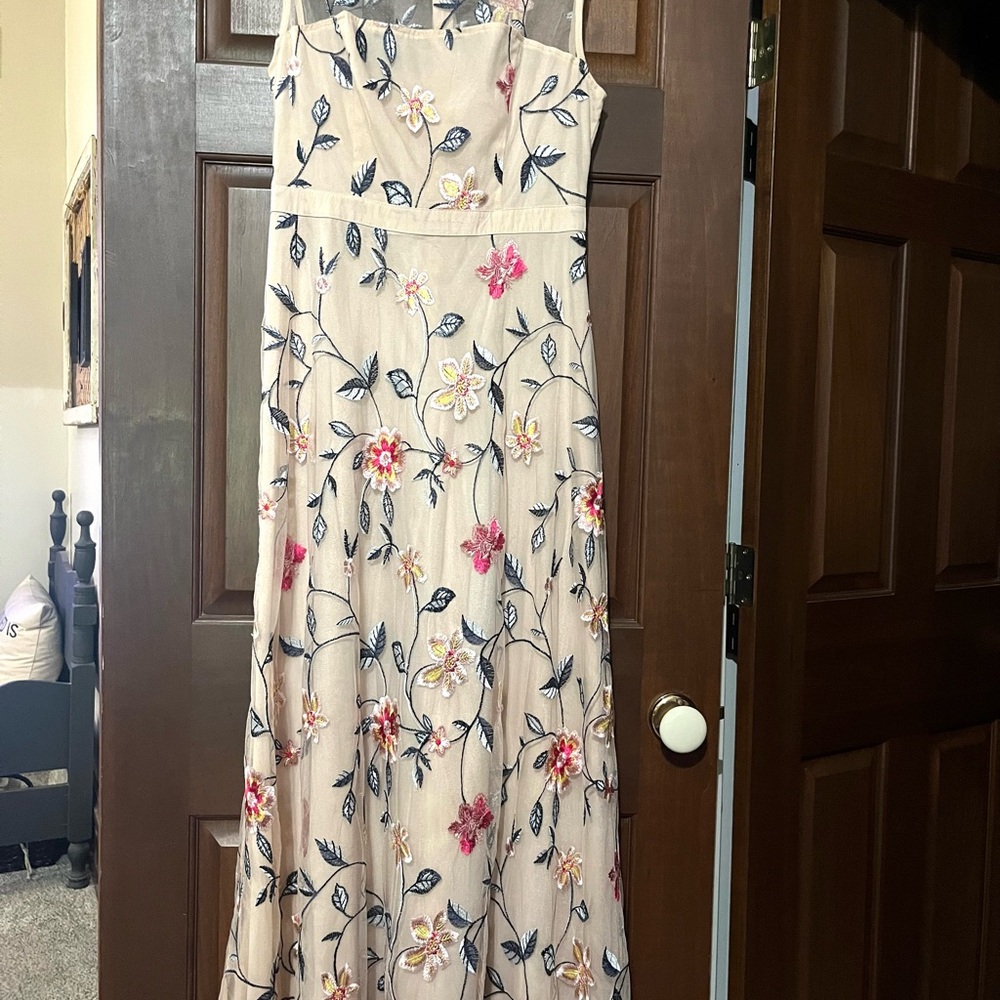Floral Embroidered Maxi Dress